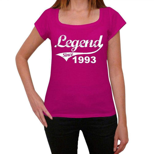 1993 Womens Short Sleeve Round Neck T-Shirt 00129 - Casual