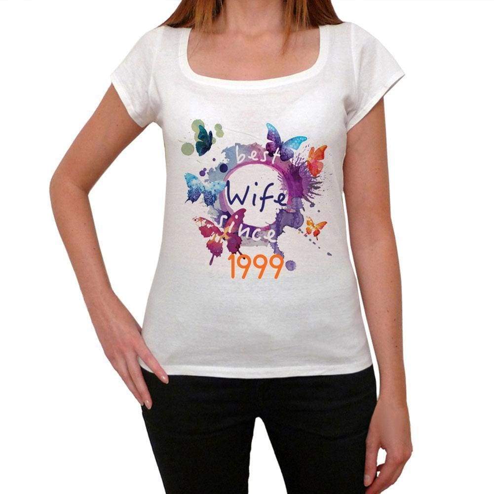 1999 Womens Short Sleeve Round Neck T-Shirt 00142 - Casual