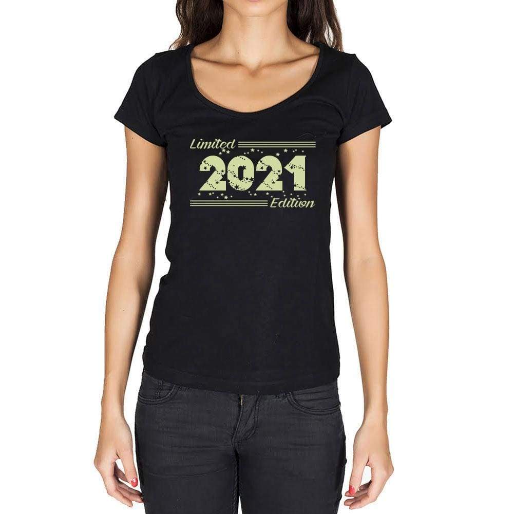 2021 Limited Edition Star Womens T-Shirt Black Birthday Gift 00383 - Black / Xs - Casual