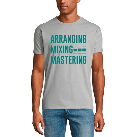 ULTRABASIC Men's Music T-Shirt Arranging Mixing Mastering - Slogan Shirt for Men