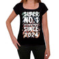 2024 Super No.1 Since 2024 Womens T-Shirt Black Birthday Gift 00506 - Black / Xs - Casual