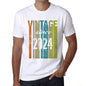 2024 Vintage Since 2024 Mens T-Shirt White Birthday Gift 00503 - White / X-Small - Casual