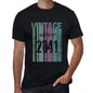 2041 Vintage Since 2041 Mens T-Shirt Black Birthday Gift 00502 - Black / X-Small - Casual