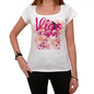 21 Vigo Womens Short Sleeve Round Neck T-Shirt 00008 - White / Xs - Casual