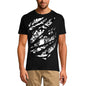 ULTRABASIC T-Shirt Torn pour Homme Angry Tiger - Chemise Vintage Mad Graphic pour Homme