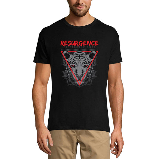 T-Shirt de nouveauté ULTRABASIC pour hommes résurgence le tigre le plus fort-T-Shirt effrayant