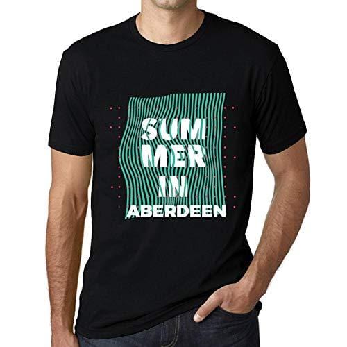 Ultrabasic - Homme Graphique Summer in Aberdeen Noir Profond
