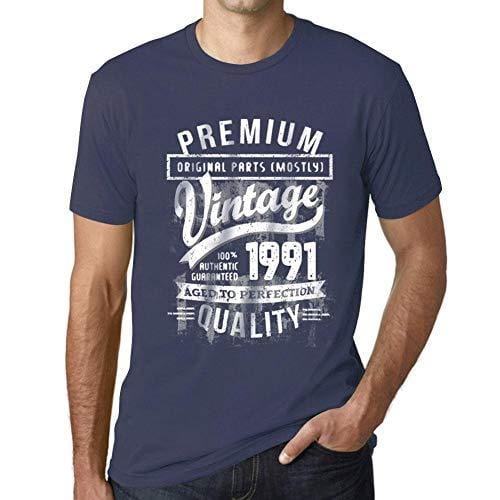 Ultrabasic - Homme T-Shirt Graphique 1991 Aged to Perfection Tee Shirt Cadeau d'anniversaire