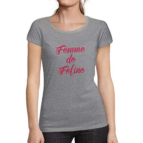 Ultrabasic - Tee-Shirt Femme Manches Courtes Femme de Féline