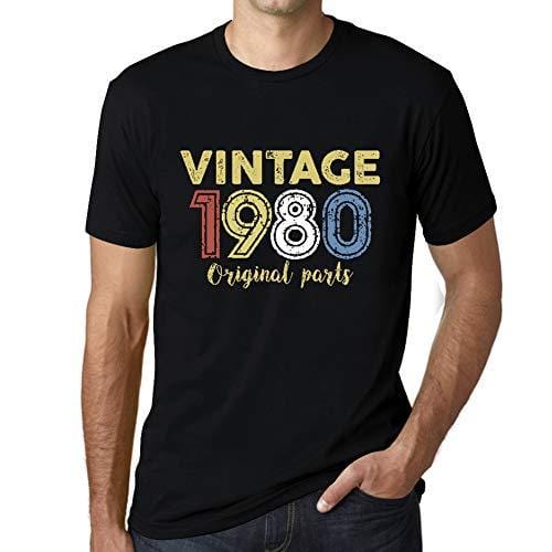 Ultrabasic - Homme Graphique Vintage 1980 T-Shirt Noir Profond