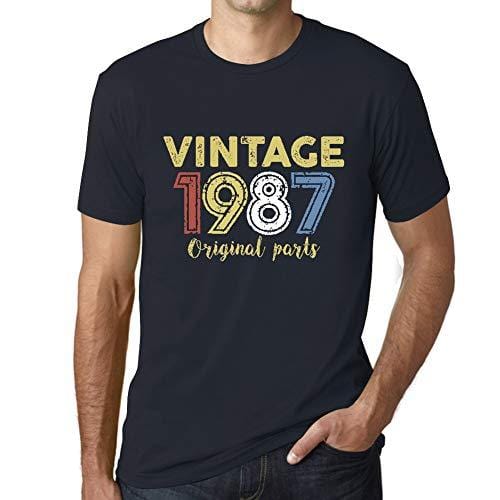 Ultrabasic - Homme Graphique Vintage 1987 T-Shirt Marine