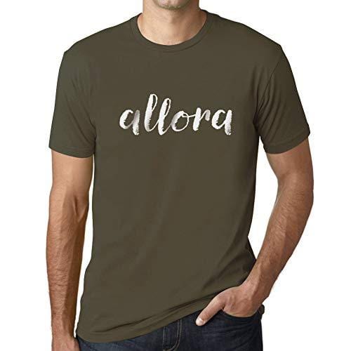 Ultrabasic - Homme T-Shirt Graphique Allora Army