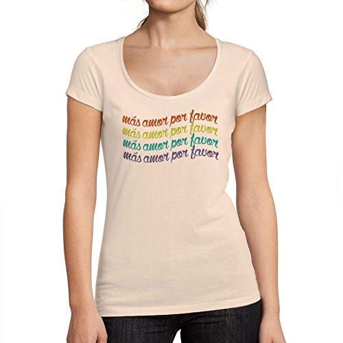 Ultrabasic - T-shirt décontracté pour femme Más Amor por Favor Chemise chemisier imprimée
