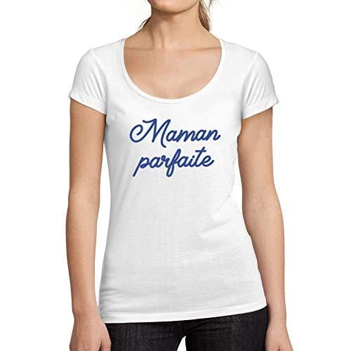 Ultrabasic - Femme Graphique Maman Parfaite Imprimé T-Shirt White