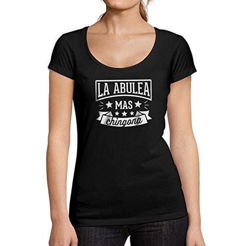 Ultrabasic - T-shirt décolleté col rond Femme La Abuela Mas Chingona