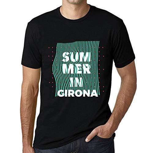 Ultrabasic - Homme Graphique Summer in GIRONA Noir Profond
