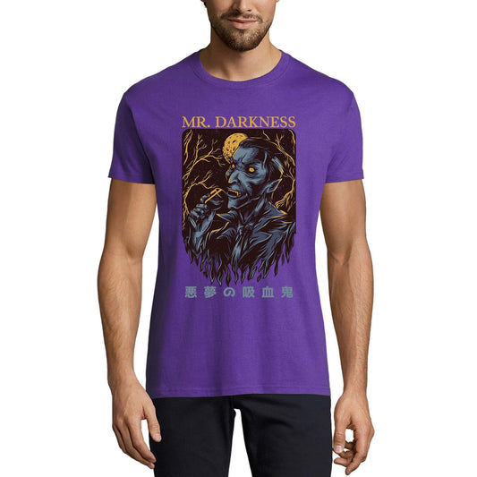 T-Shirt ULTRABASIC pour hommes, nouveauté, Mr. Darkness, T-Shirt à manches courtes effrayant