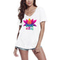 T-shirt col en V ULTRABASIC pour femmes contre le yoga pour le gagnant - Tee-shirt de yoga drôle