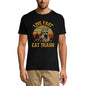 ULTRABASIC Men's T-Shirt Vintage Live Fast Eat Trash - Raccoon Funny Shirt