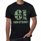 61 And Strong Men's T-shirt Black Birthday Gift 00475 - Ultrabasic
