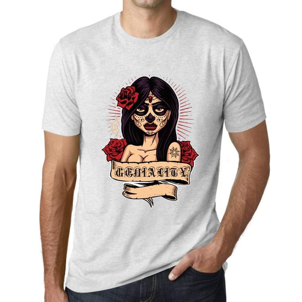 Ultrabasic - Homme T-Shirt Graphique Women Flower Tattoo Geniality