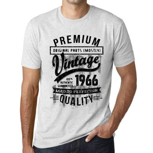 Ultrabasic - Homme T-Shirt Graphique 1966 Aged to Perfection Tee Shirt Cadeau d'anniversaire