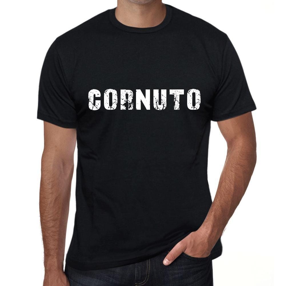 Homme T Shirt Graphique Imprimé Vintage Tee Cornuto