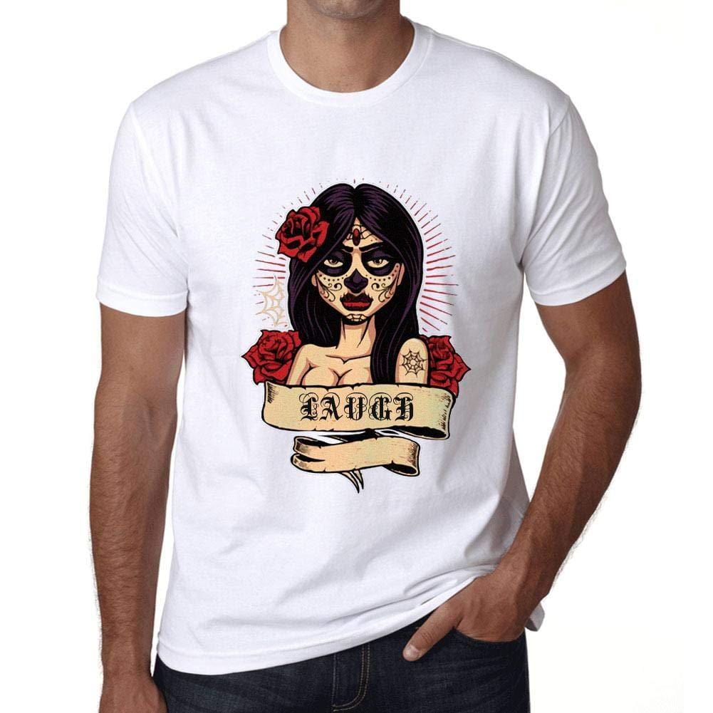 Ultrabasic - Homme T-Shirt Graphique Women Flower Tattoo Laugh