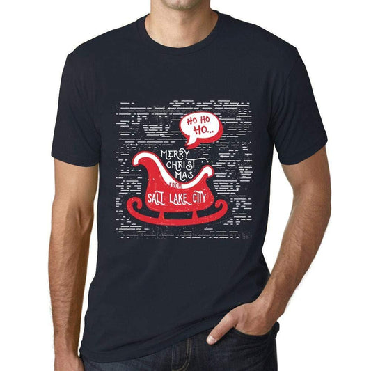 Ultrabasic Homme T-Shirt Graphique Merry Christmas from Salt Lake City Marine