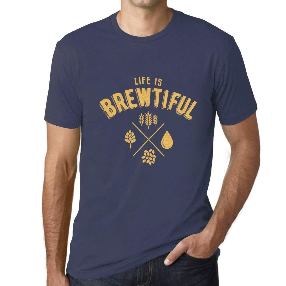 Ultrabasic - T-shirt unisexe graphique Life is Brewtiful Beer Casual pour hommes