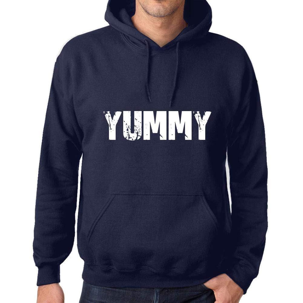 Ultrabasic Homme Femme Unisex Sweat à Capuche Hoodie Popular Words Yummy French Marine