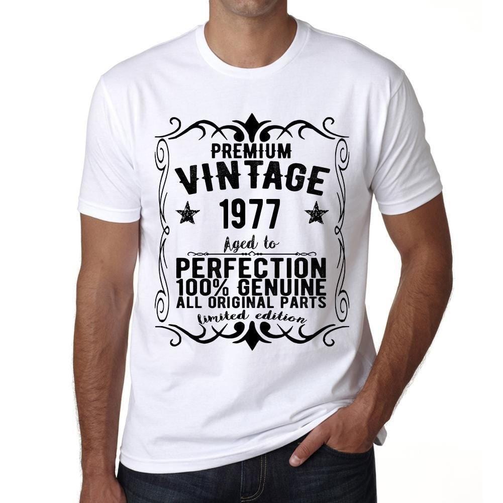 T-shirt Vintage Premium, année 1977, Cadeau d'anniversaire