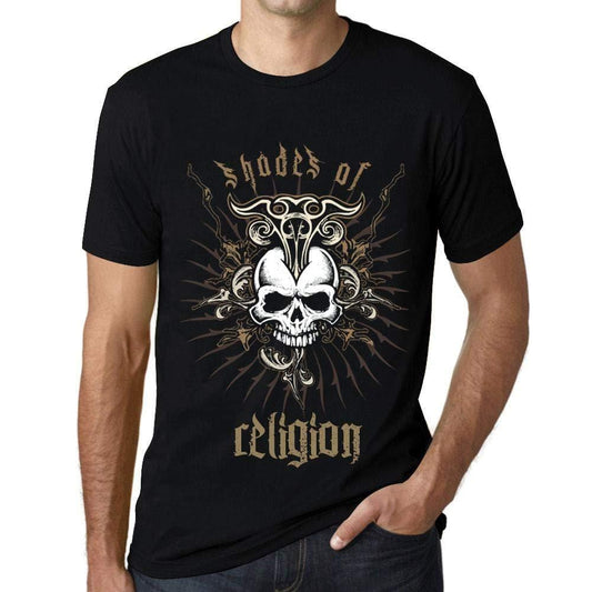 Ultrabasic - Homme T-Shirt Graphique Shades of Religion Noir Profond
