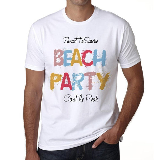 Castle Peak, Beach Party, t-shirt Homme, Plage Tshirt, fête Tshirt