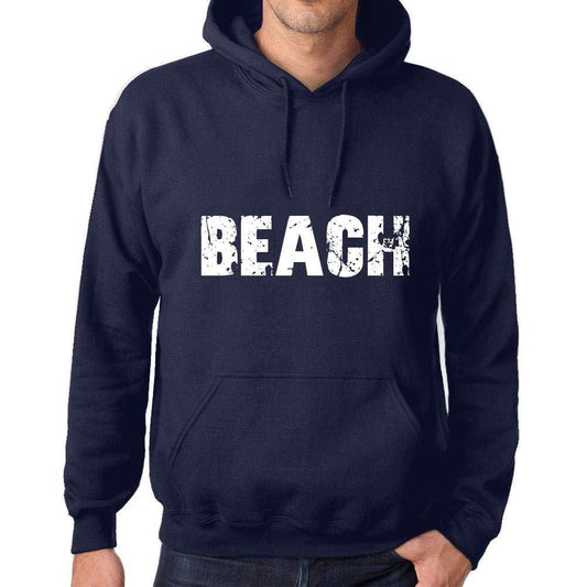 Ultrabasic Homme Femme Unisex Sweat à Capuche Hoodie Popular Words Beach French Marine