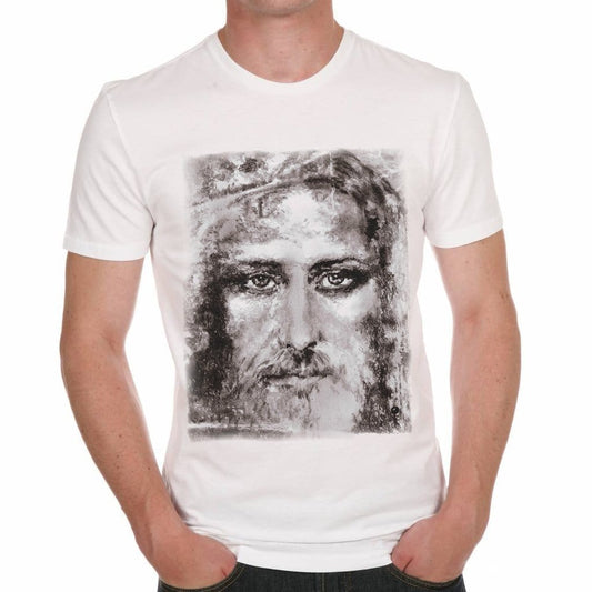 Jésus-Christ <span>Gris</span> T-Shirt Homme