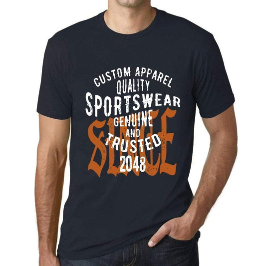 Ultrabasic - Homme T-Shirt Graphique Sportswear Depuis 2048 Marine