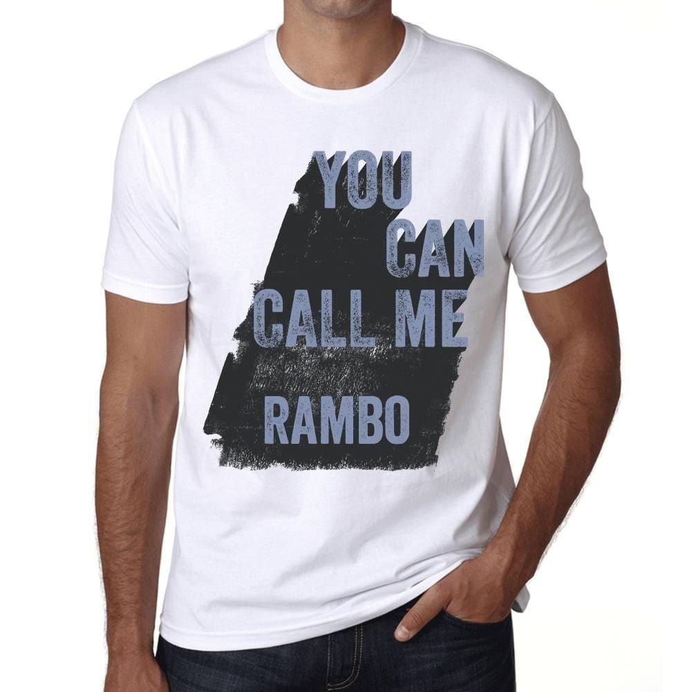 Homme Tee Vintage T Shirt Rambo, You Can Call Me Rambo