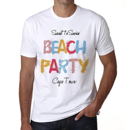 Cape Town, Beach Party, t Shirt Homme, Plage Tshirt, fête Tshirt