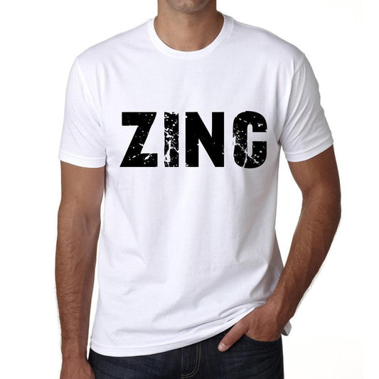 Homme T Shirt Graphique Imprimé Vintage Tee Zinc