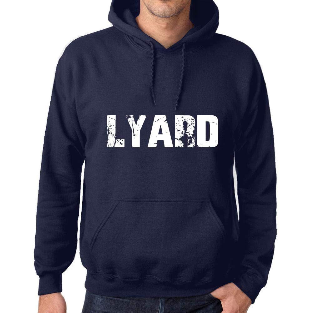 Ultrabasic Homme Femme Unisex Sweat à Capuche Hoodie Popular Words LYARD French Marine