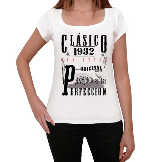 1982, t-Shirt Vintage, Anniversaire Tshirt Femme, Cadeau t-shirt