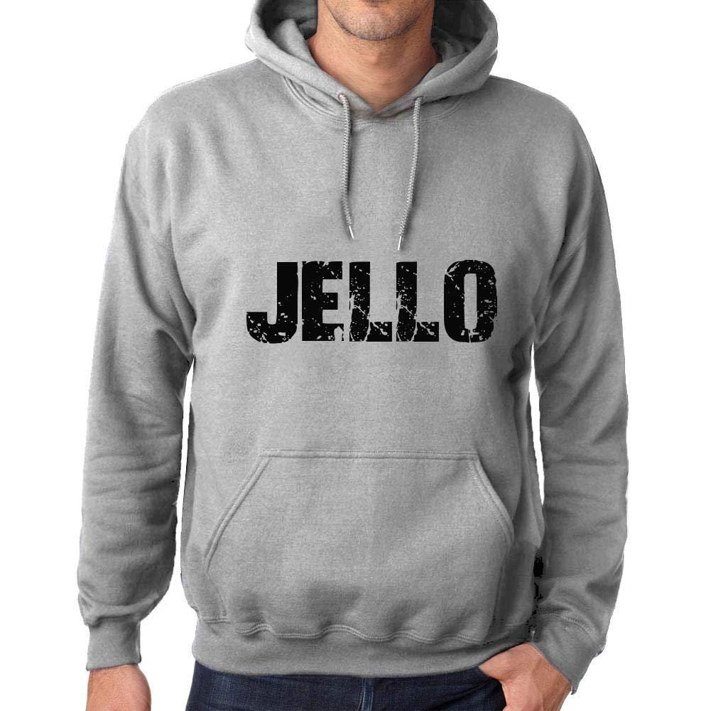 Ultrabasic Homme Femme Unisex Sweat à Capuche Hoodie Popular Words Jello Gris Chiné