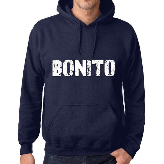 Ultrabasic Homme Femme Unisex Sweat à Capuche Hoodie Popular Words Bonito French Marine