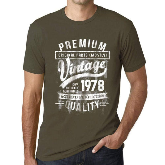 Ultrabasic - Homme T-Shirt Graphique 1978 Aged to Perfection Tee Shirt Cadeau d'anniversaire