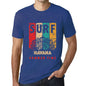 Men&rsquo;s Graphic T-Shirt Surf Summer Time HAVANA Royal Blue - Ultrabasic