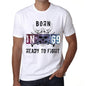 69 Ready To Fight Mens T-Shirt White Birthday Gift 00387 - White / Xs - Casual