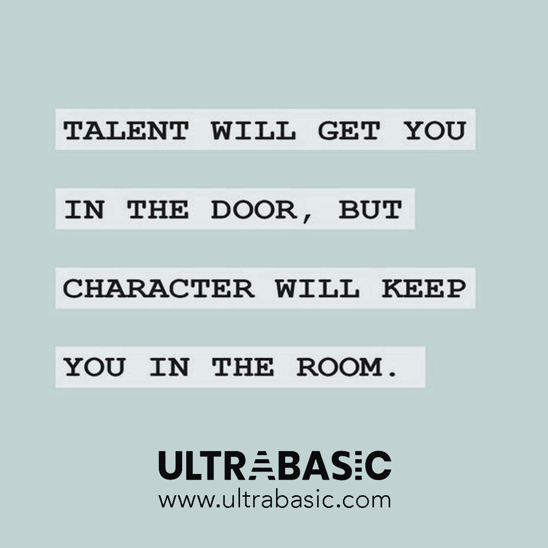 Talent will get you in the door