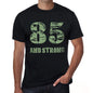85 And Strong Men's T-shirt Black Birthday Gift 00475 - Ultrabasic