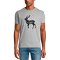 ULTRABASIC T-shirt graphique pour homme Raindeer - Chemise Nature Wild Hunter pour homme